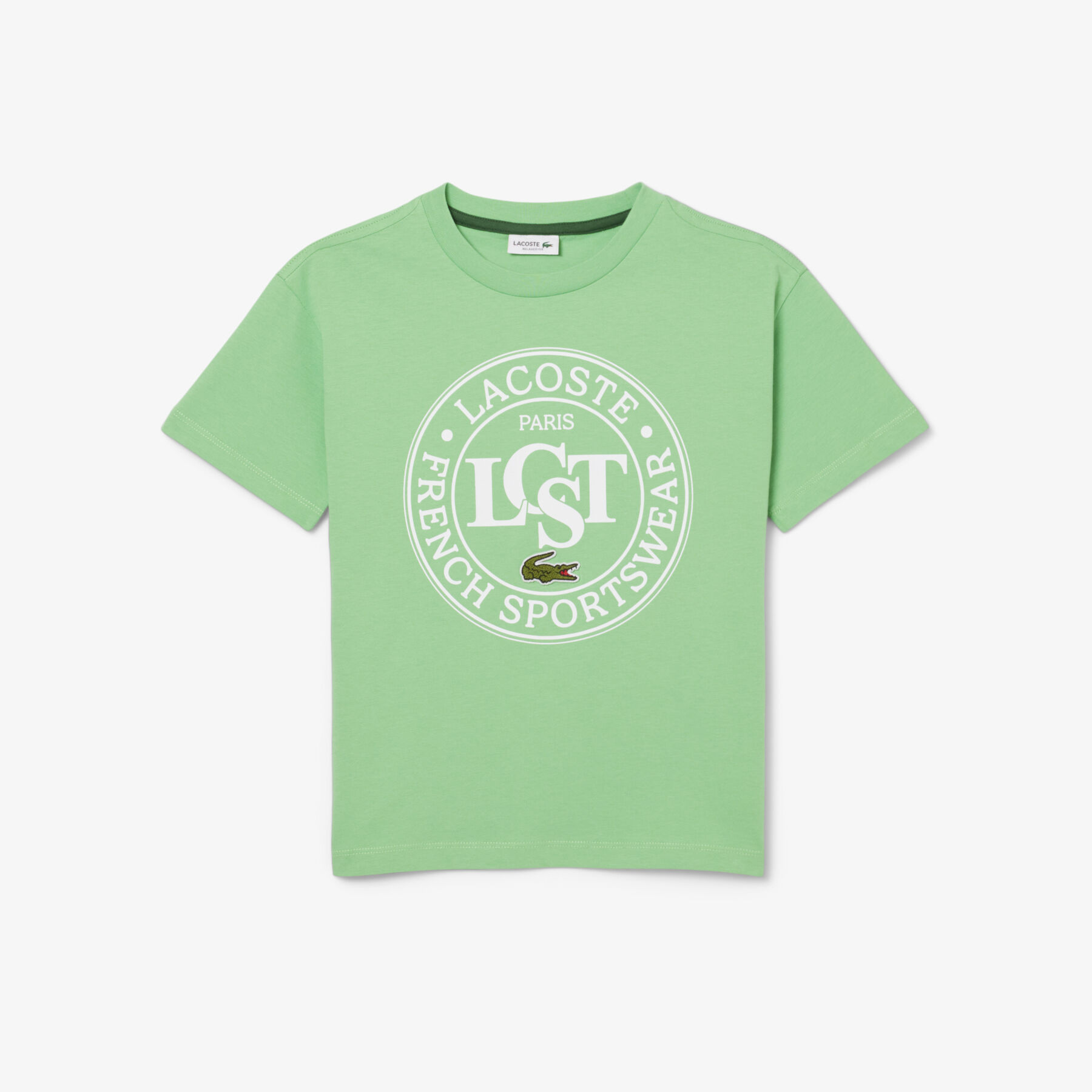 Contrast Badge Cotton T-shirt lacoste contrast badge cotton t shirt