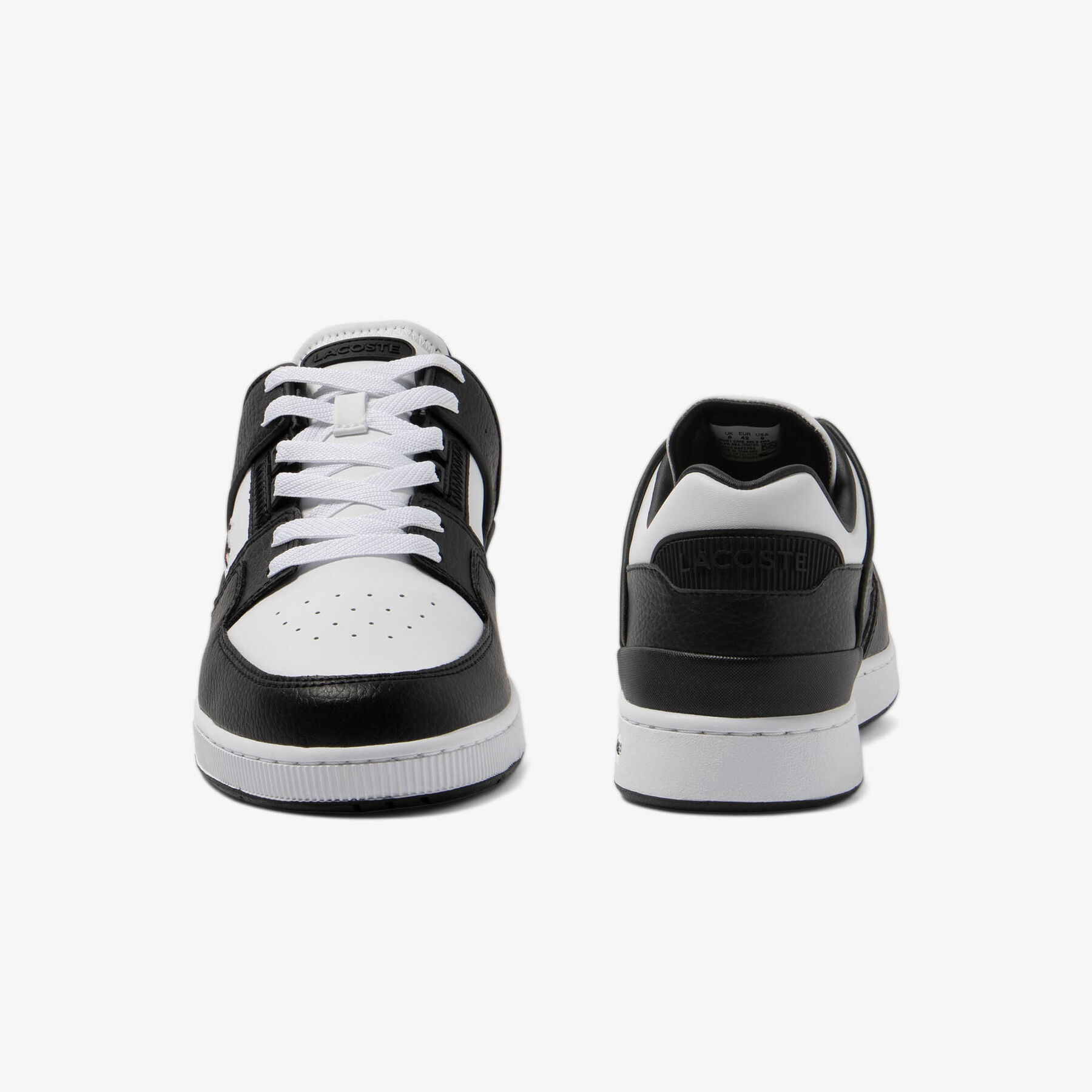 Men's Court Cage Leather Colour Contrast Trainers lacoste men s court cage leather colour contrast trainers