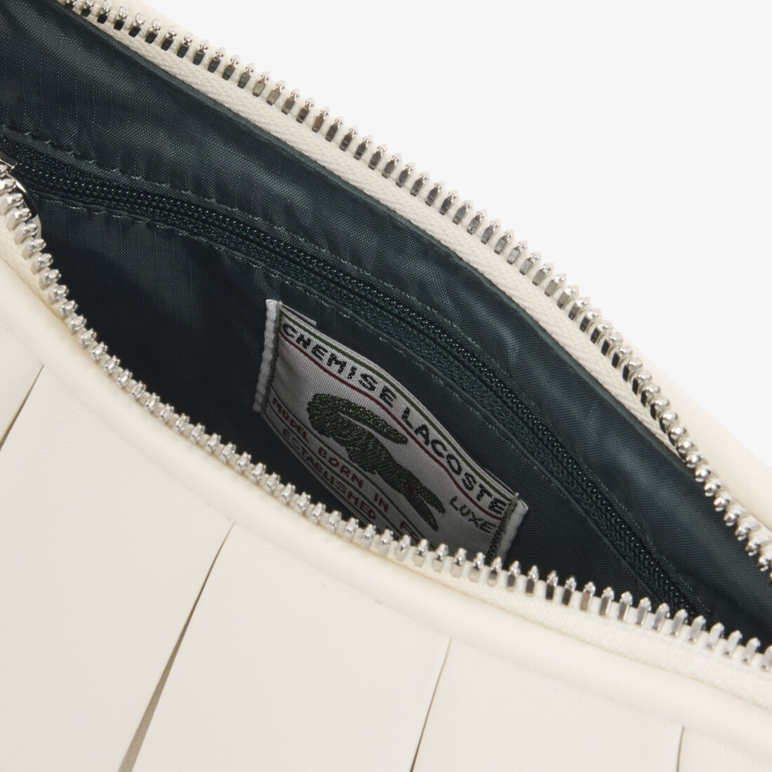 lacoste small lenglen leather purse