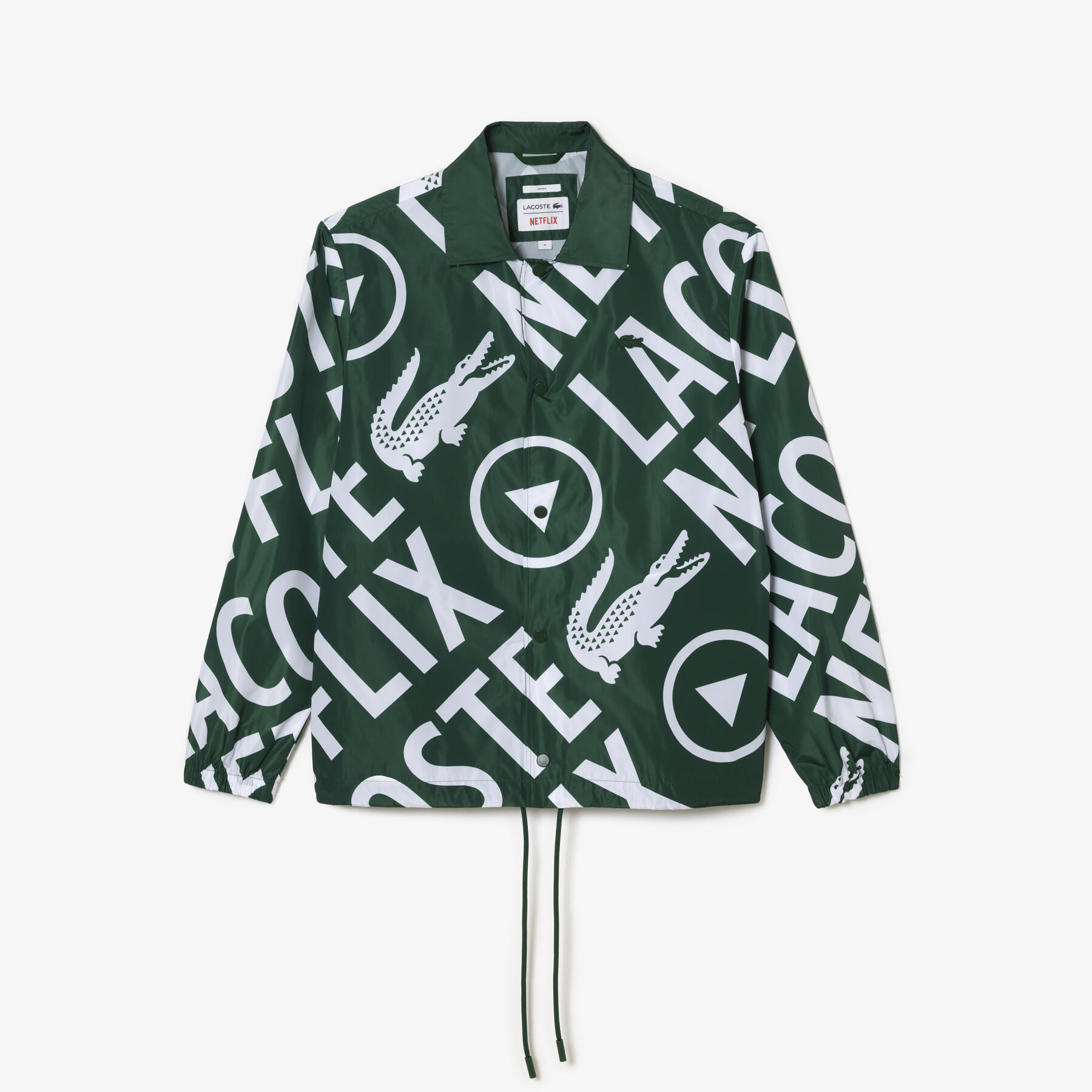 Unisex Lacoste x Netflix Printed Polo Jacket unisex lacoste x netflix printed polo jacket