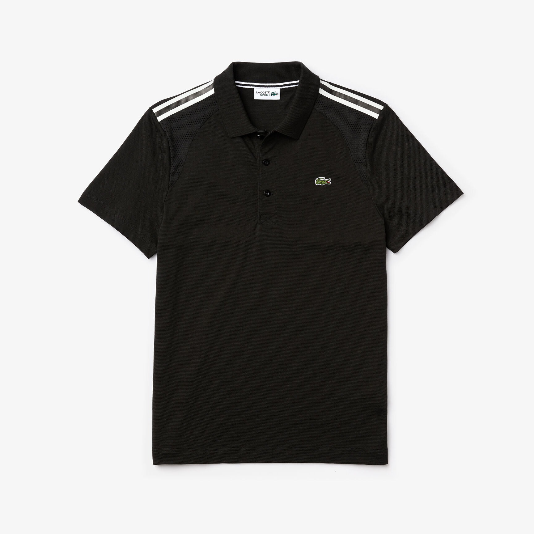 Men's Lacoste SPORT Paneled Ultra-Light Cotton Polo Shirt Men's Lacoste SPORT Paneled Ultra-Light Cotton Polo Shirt