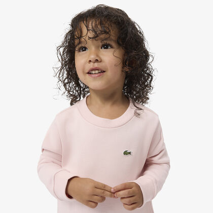 lacoste long sleeved fleece dress