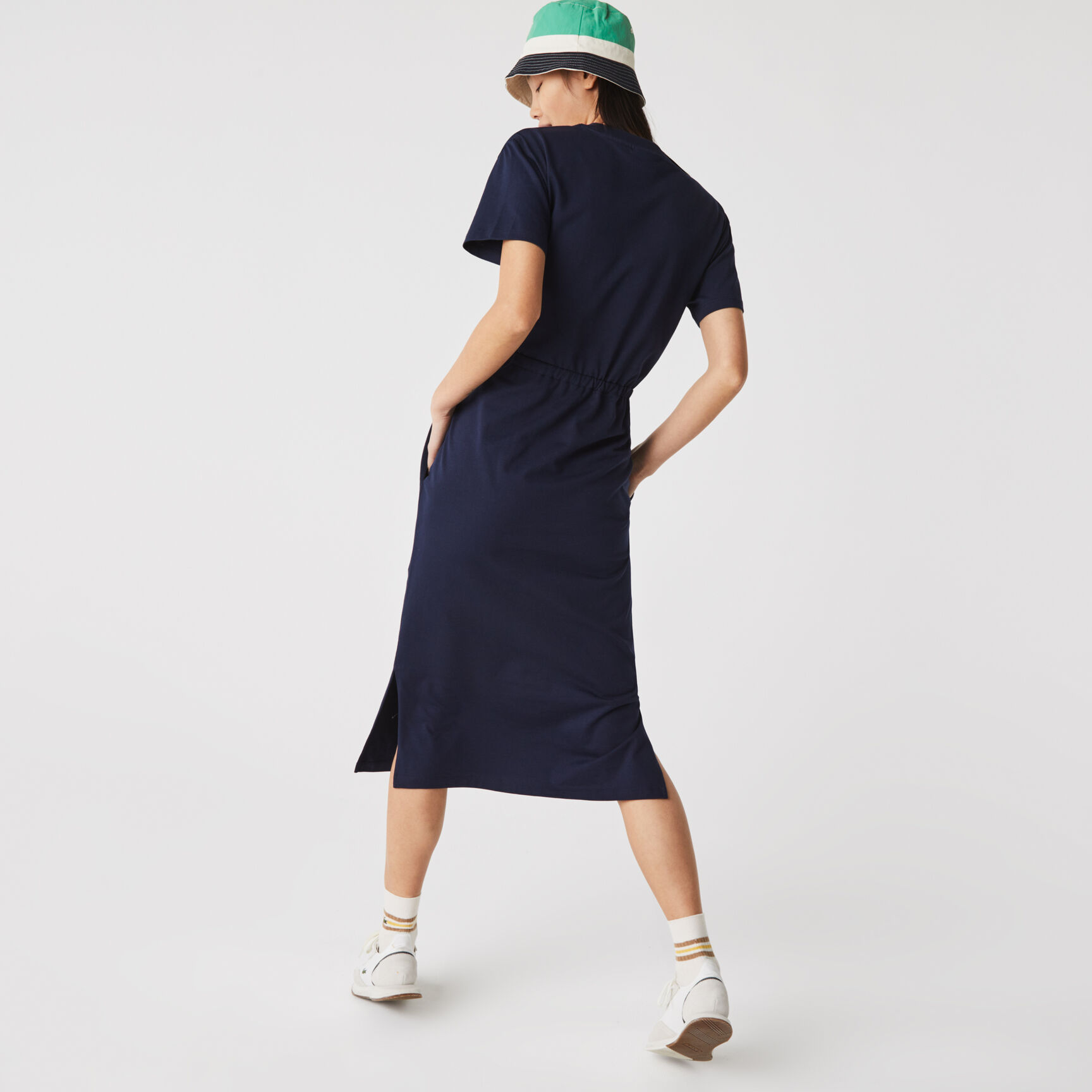 Women&rsquo;s Long Fitted Cotton T-shirt Dress
