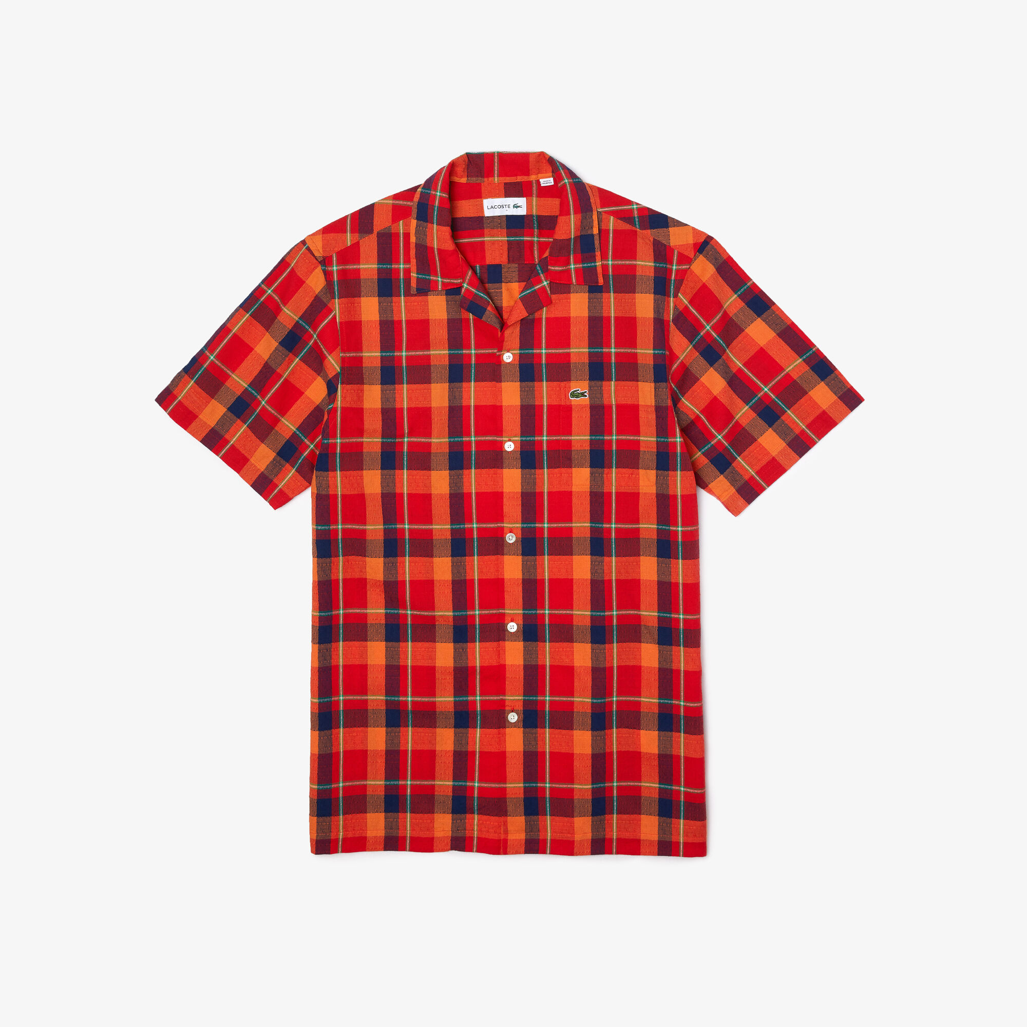Men’s Hawaii Fit Check Cotton Fabric Shirt Men’s Hawaii Fit Check Cotton Fabric Shirt