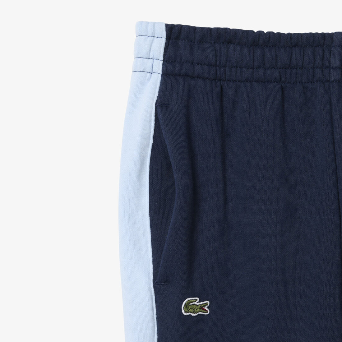 lacoste colour block sweatpants