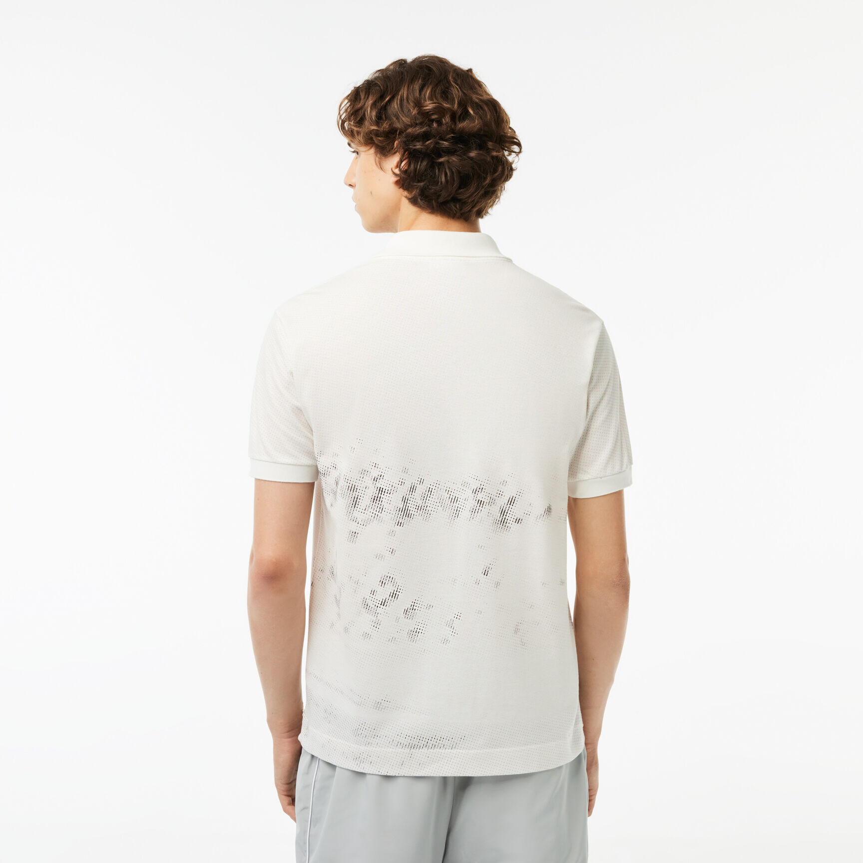 Original L.12.12 Rene Lacoste Print Polo Shirt Original L.12.12 Rene Lacoste Print Polo Shirt