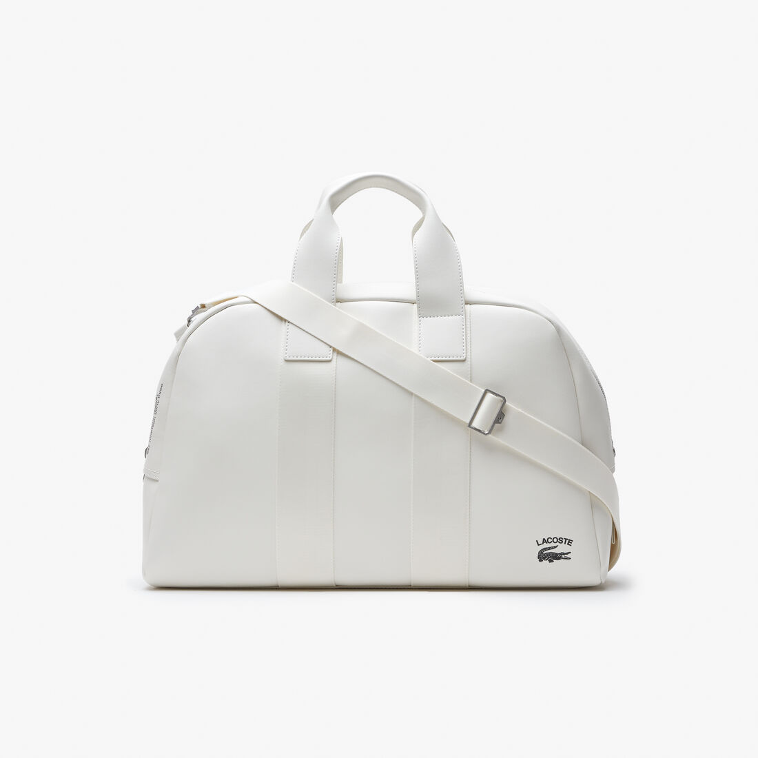 Unisex Lacoste Supple Leather Weekend Bag Unisex Lacoste Supple Leather Weekend Bag