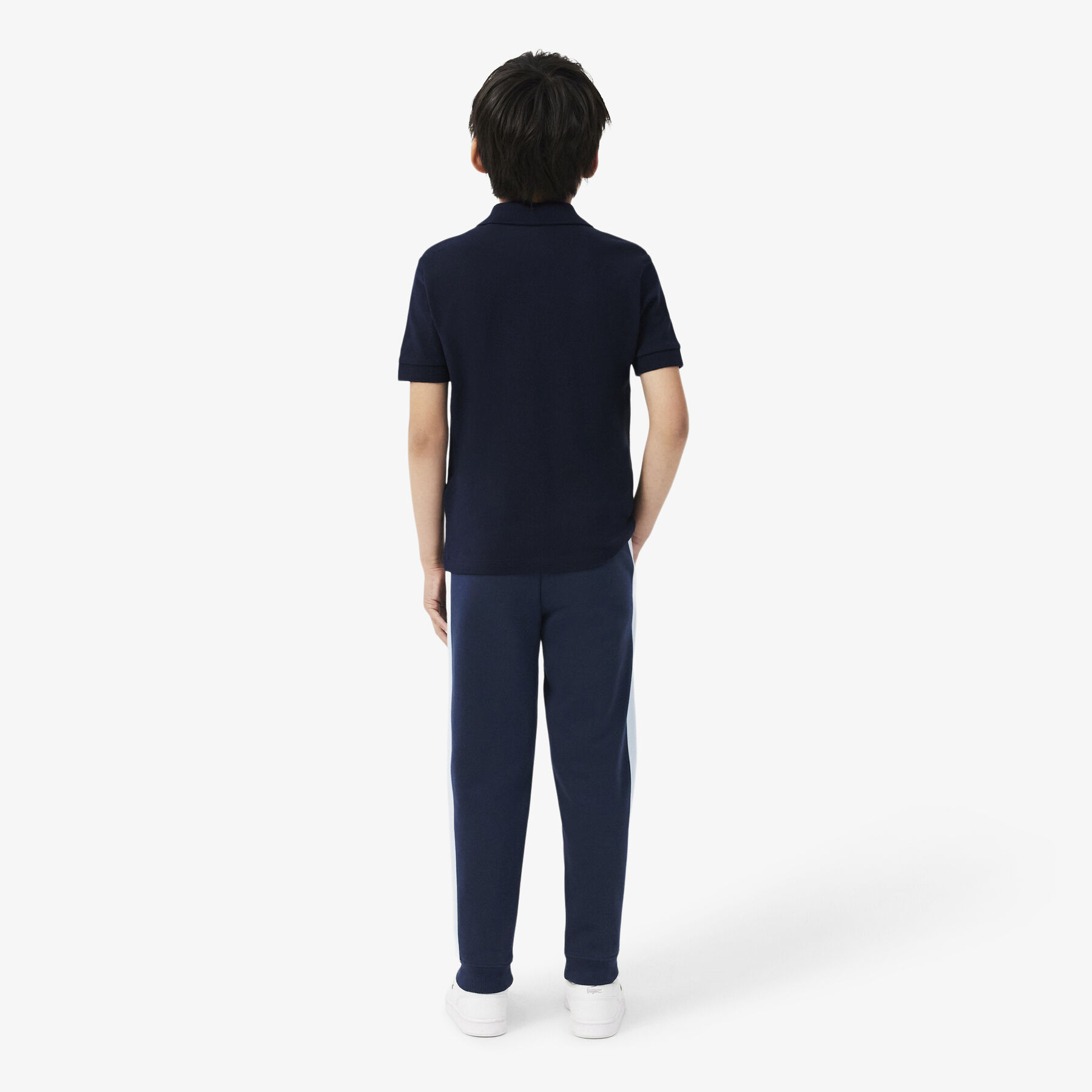 lacoste colour block sweatpants