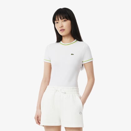Contrast Accent Jersey T-shirt