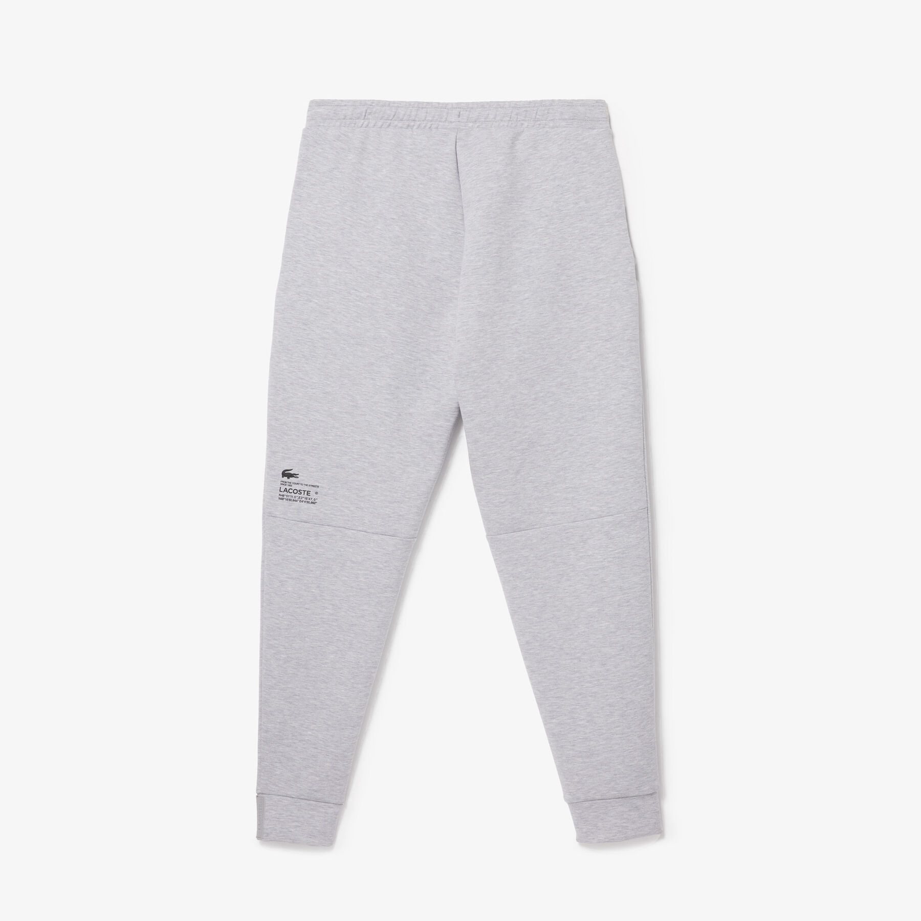men s lacoste reflective print trackpants