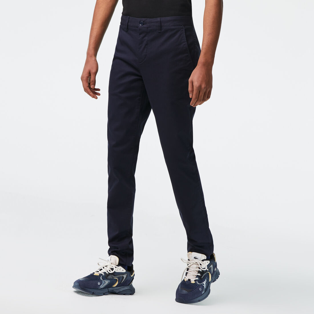 Men's New Classic Slim Fit Stretch Cotton Trousers Men's New Classic Slim Fit Stretch Cotton Trousers