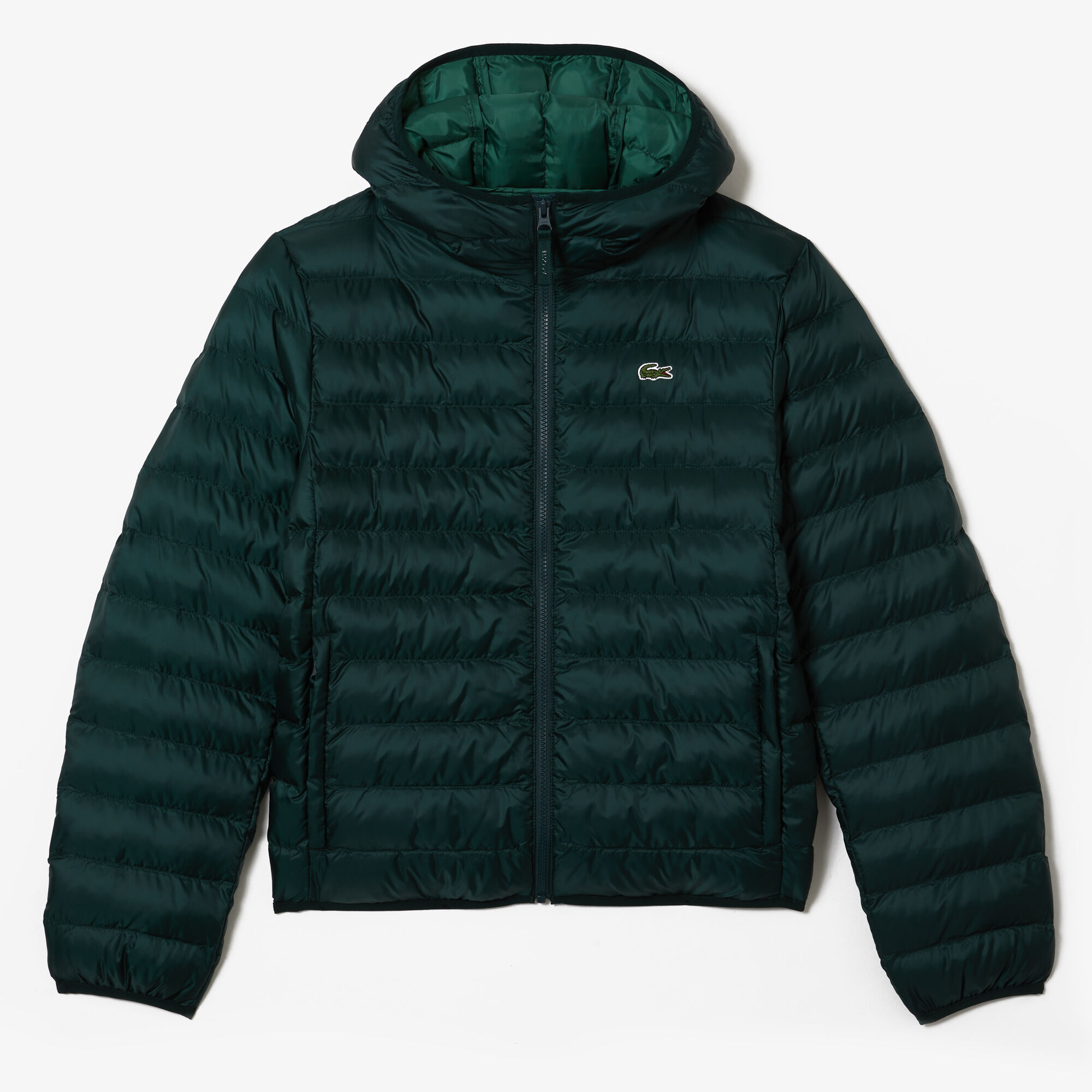 Buy Men s Lacoste Quilted Hooded Short Jacket Lacoste QA