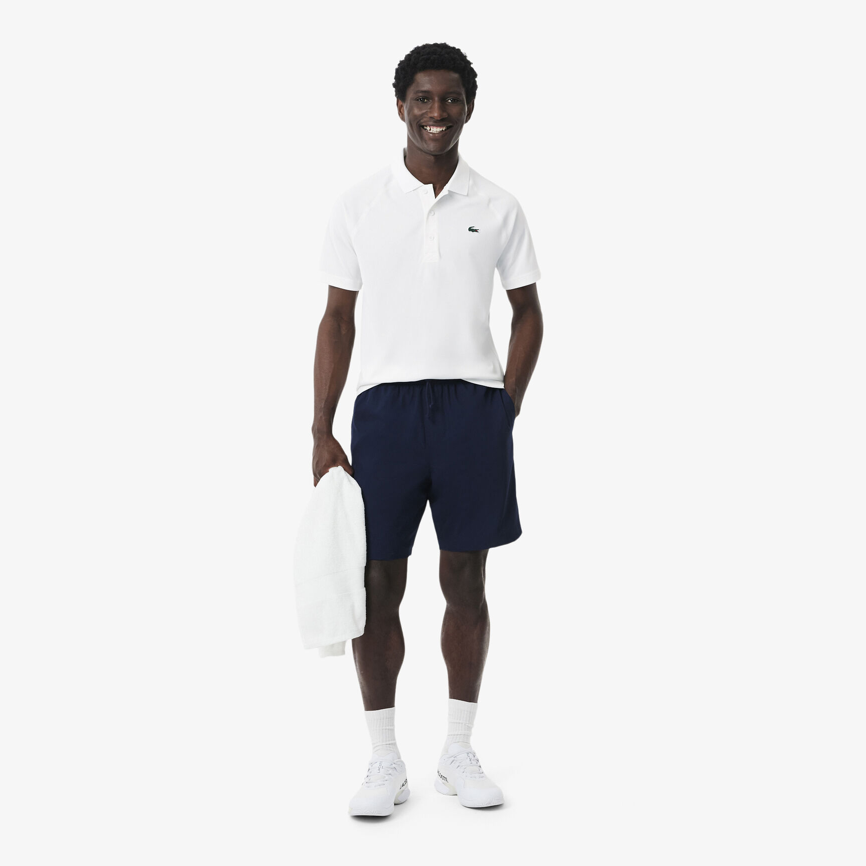 قميص بولو بقصة عادية واقٍ من الأشعة فوق البنفسجية