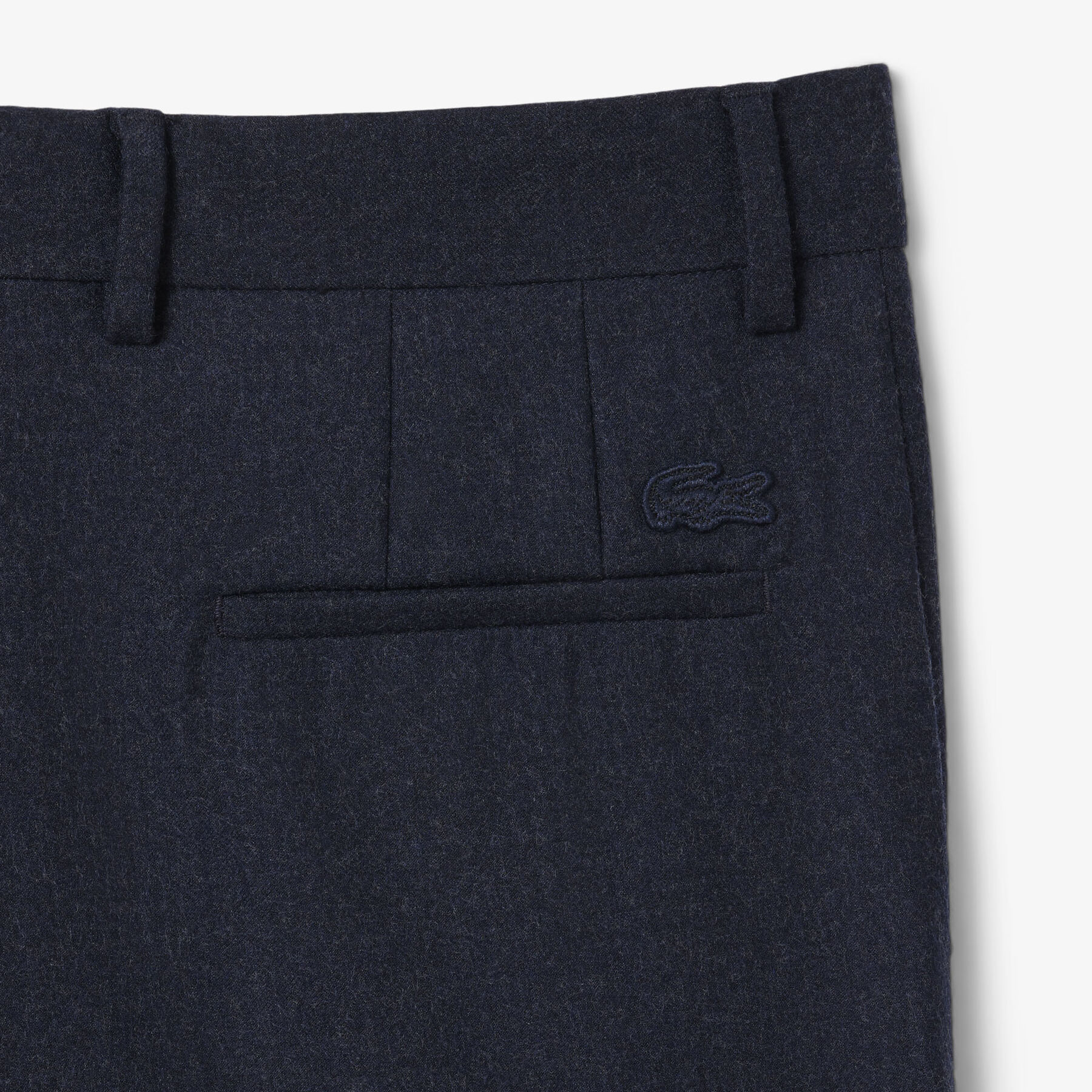 Straight Fit Felted Wool Pants lacoste straight fit felted wool pants