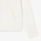 lacoste high neck zipped fleece badge sweatshirt