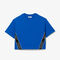 Women's Lacoste Loose Fit Printed Bands T-Shirt women s lacoste loose fit printed bands t shirt
