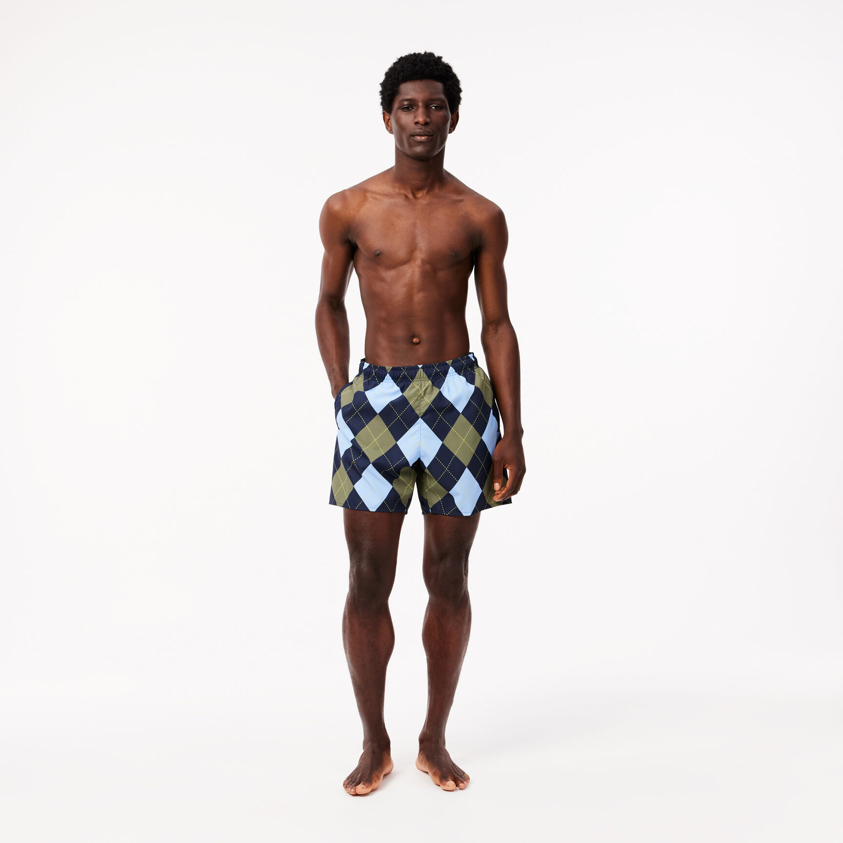 Printed Swim Trunks