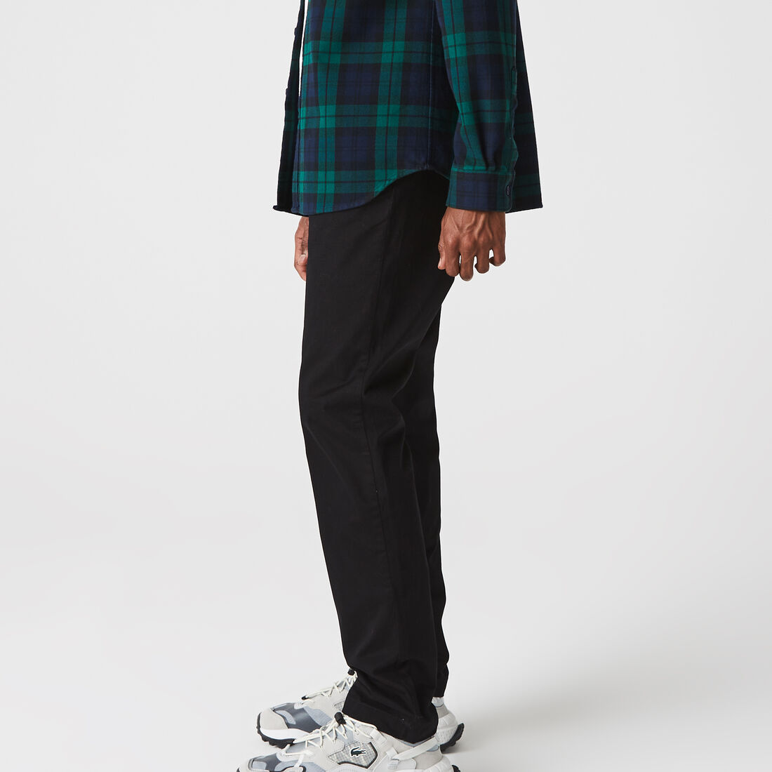 بنطال التشينو من الجبردين المرن بقصة ضيقة للرجال بنطال التشينو من الجبردين المرن بقصة ضيقة للرجال