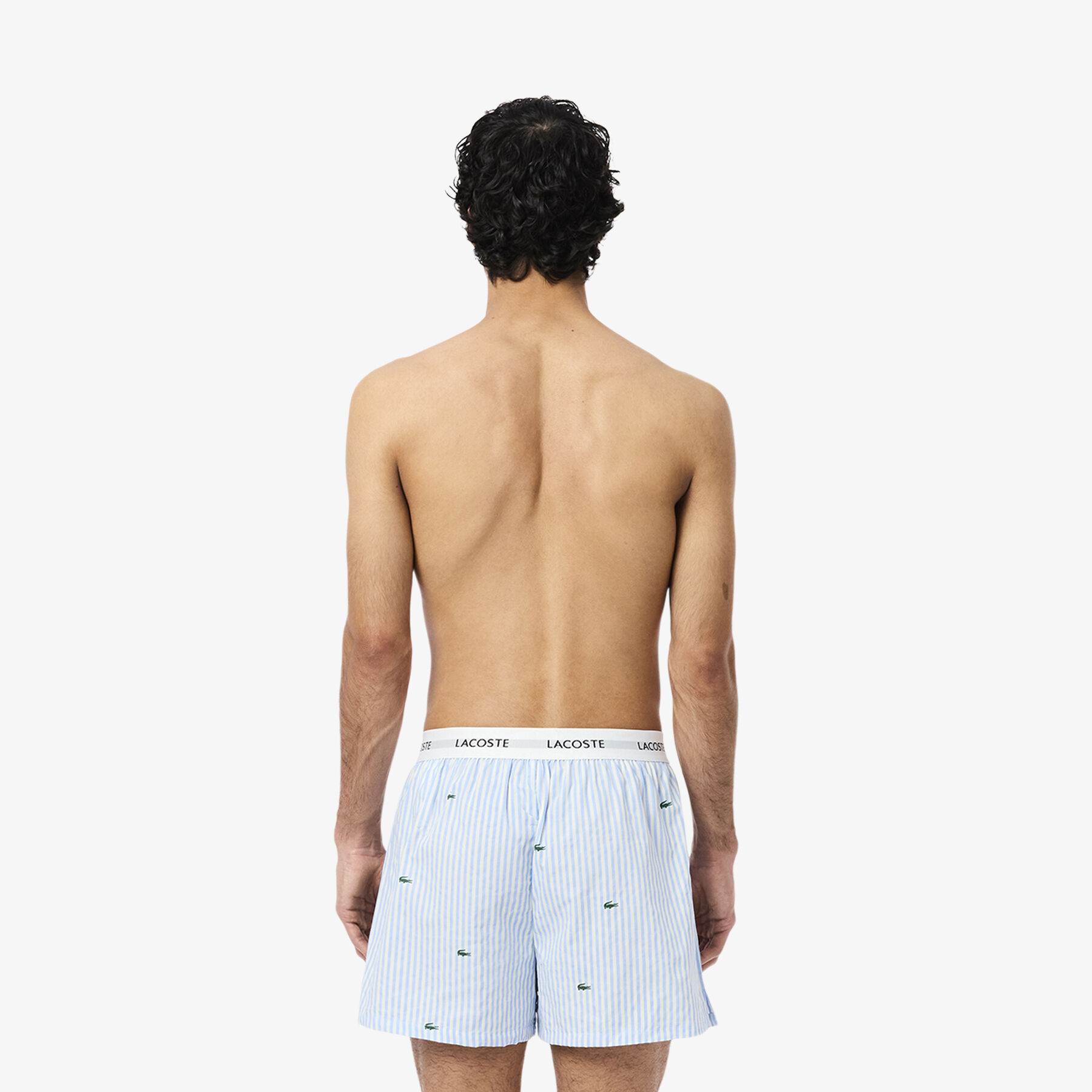 3-Pack Cotton Weave Boxers lacoste 3 pack cotton weave boxers