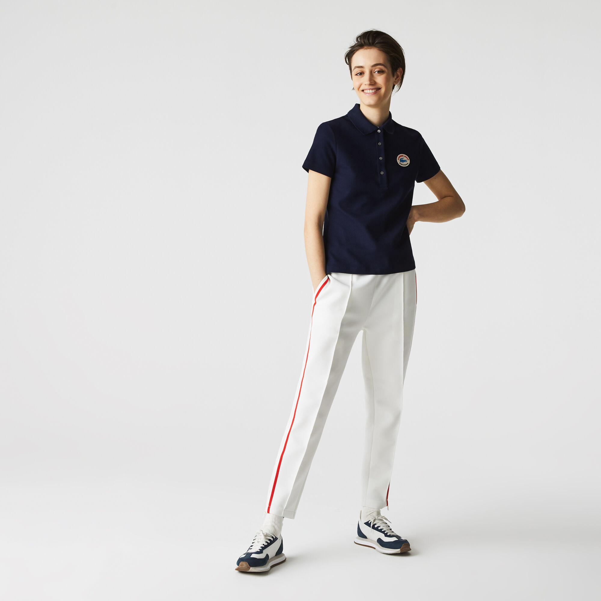 Women’s Lacoste Made In France Slim Fit Organic Cotton Piqué Polo Women’s Lacoste Made In France Slim Fit Organic Cotton Piqué Polo