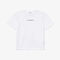 women s lacoste jersey contrast print t shirt