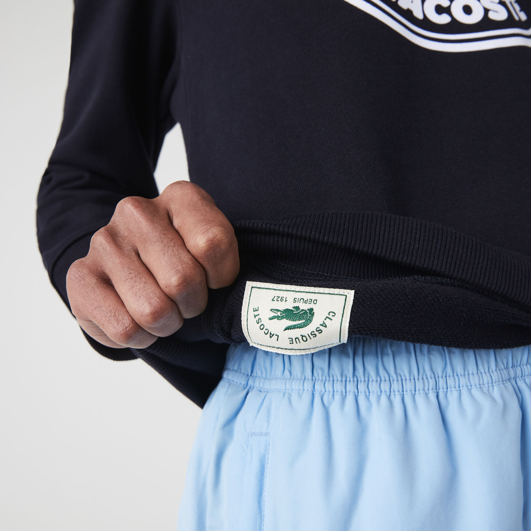 Unisex 3D Logo Organic Cotton Fleece Sweatshirt