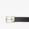 lacoste smooth leather belt and 2 buckle gift set