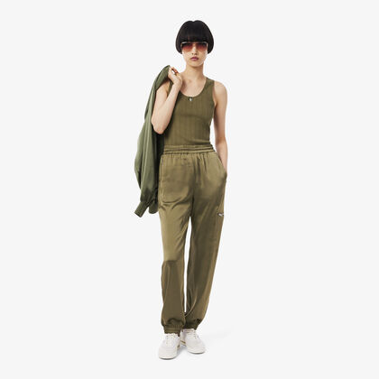 Oversized Satin Sweatpants