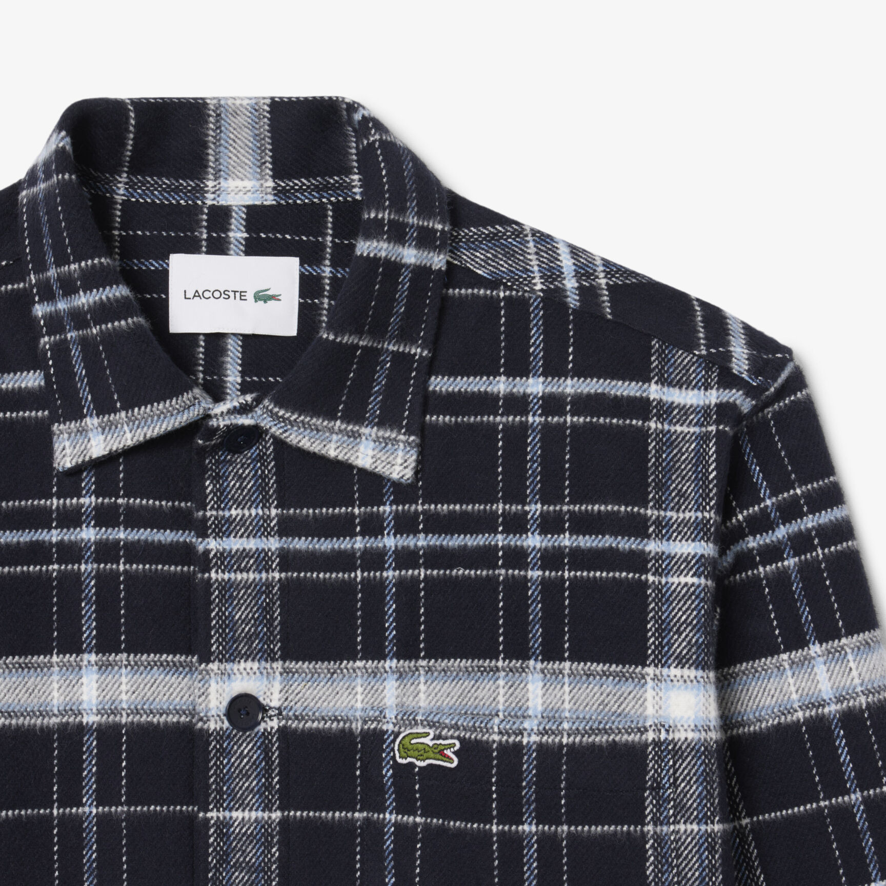 Cotton Plaid Overshirt