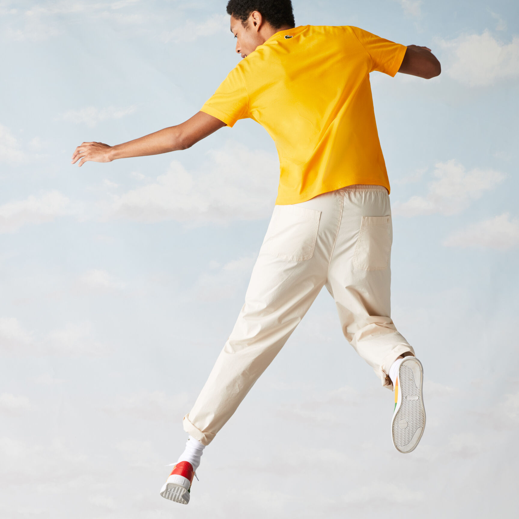 Men’s Polaroid Collaboration Breathable Thermosensitive Badge T-shirt Men’s Polaroid Collaboration Breathable Thermosensitive Badge T-shirt