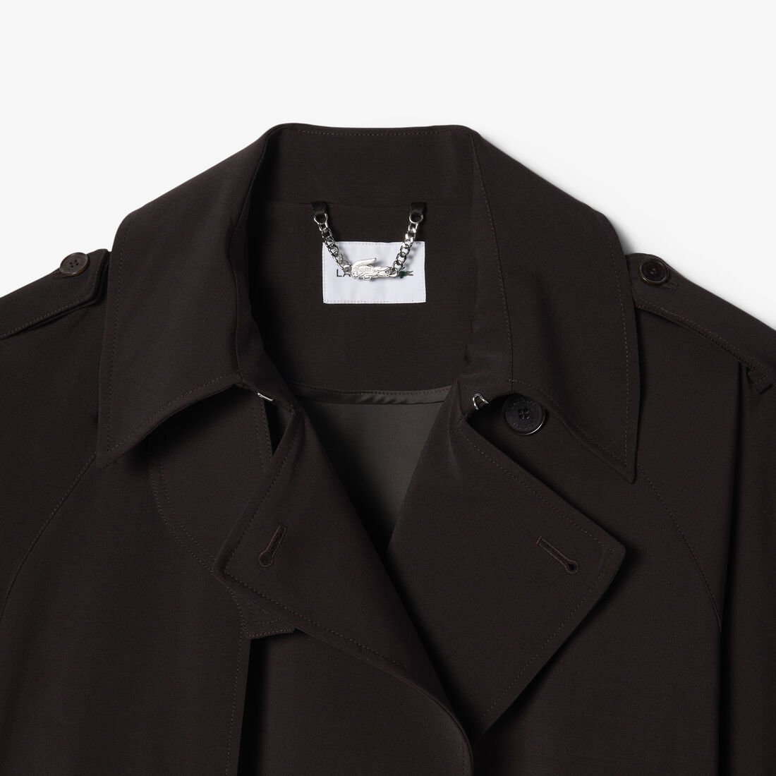 معطف واقٍ من المطر كبير الحجم مصنوع من مزيج الصوف معطف واقٍ من المطر كبير الحجم مصنوع من مزيج الصوف