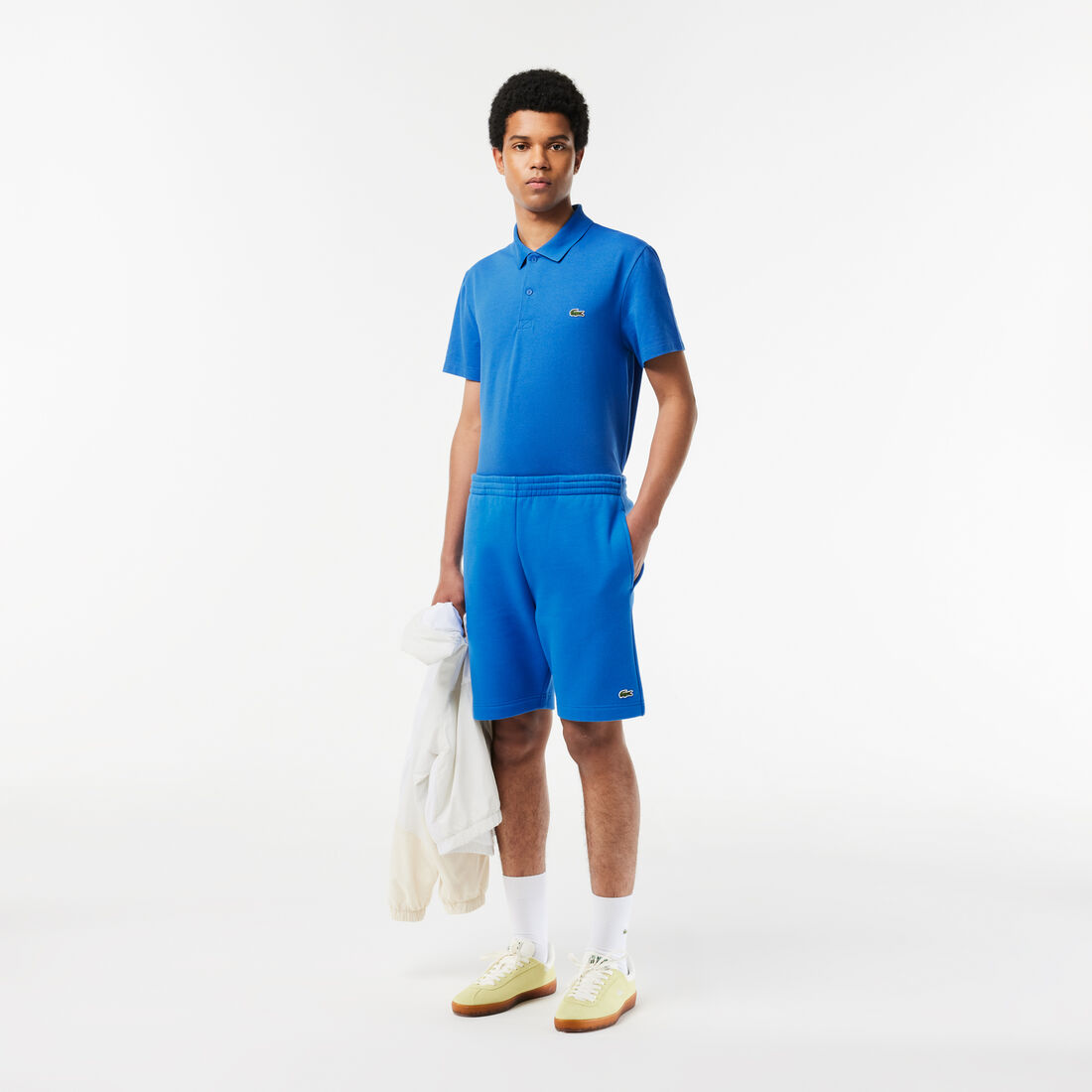 تيشيرت بولو لاكوست قطن عضوي مطاطي بقصة عادية للرجال تيشيرت بولو لاكوست قطن عضوي مطاطي بقصة عادية للرجال