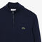 Zipped High Neck Cotton Sweater