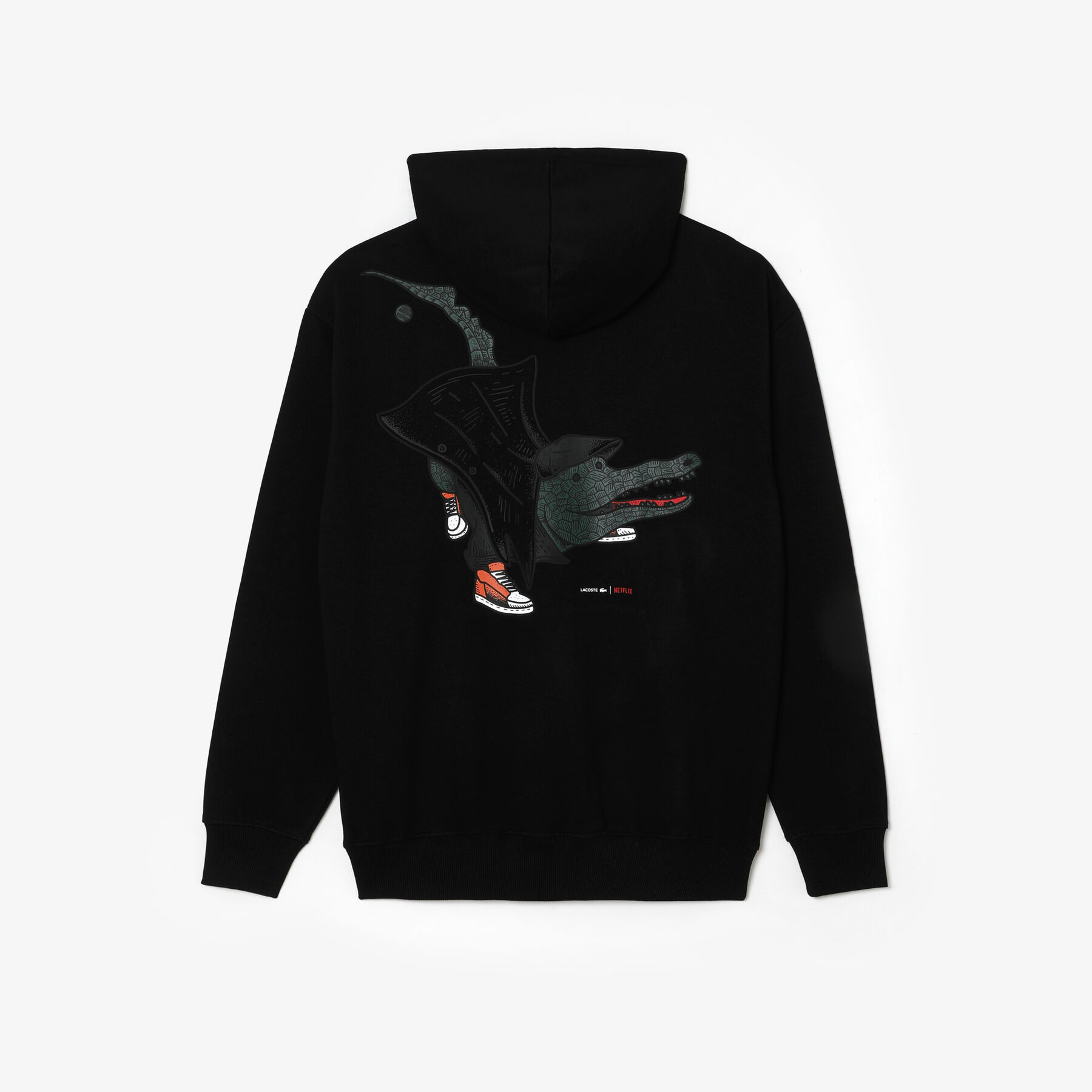Unisex Lacoste x Netflix Loose Fit Hoodie unisex lacoste x netflix loose fit hoodie
