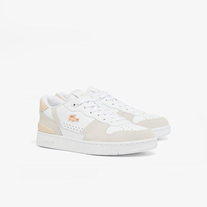 Women's T-Clip Set Leather Sneakers Women's T-clip Set Leather Sneakers
