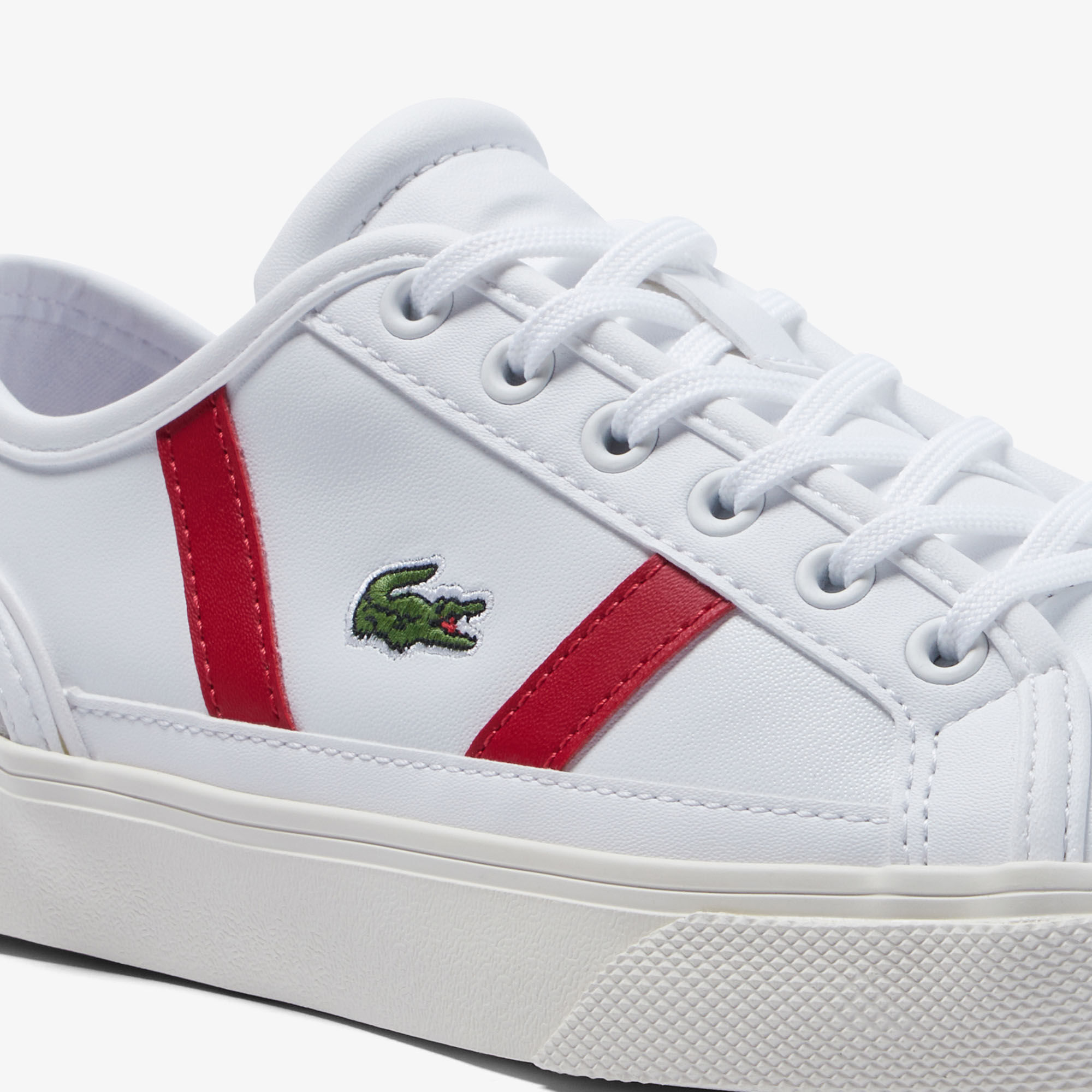 Women's sideline canvas and leather sneakers hot sale