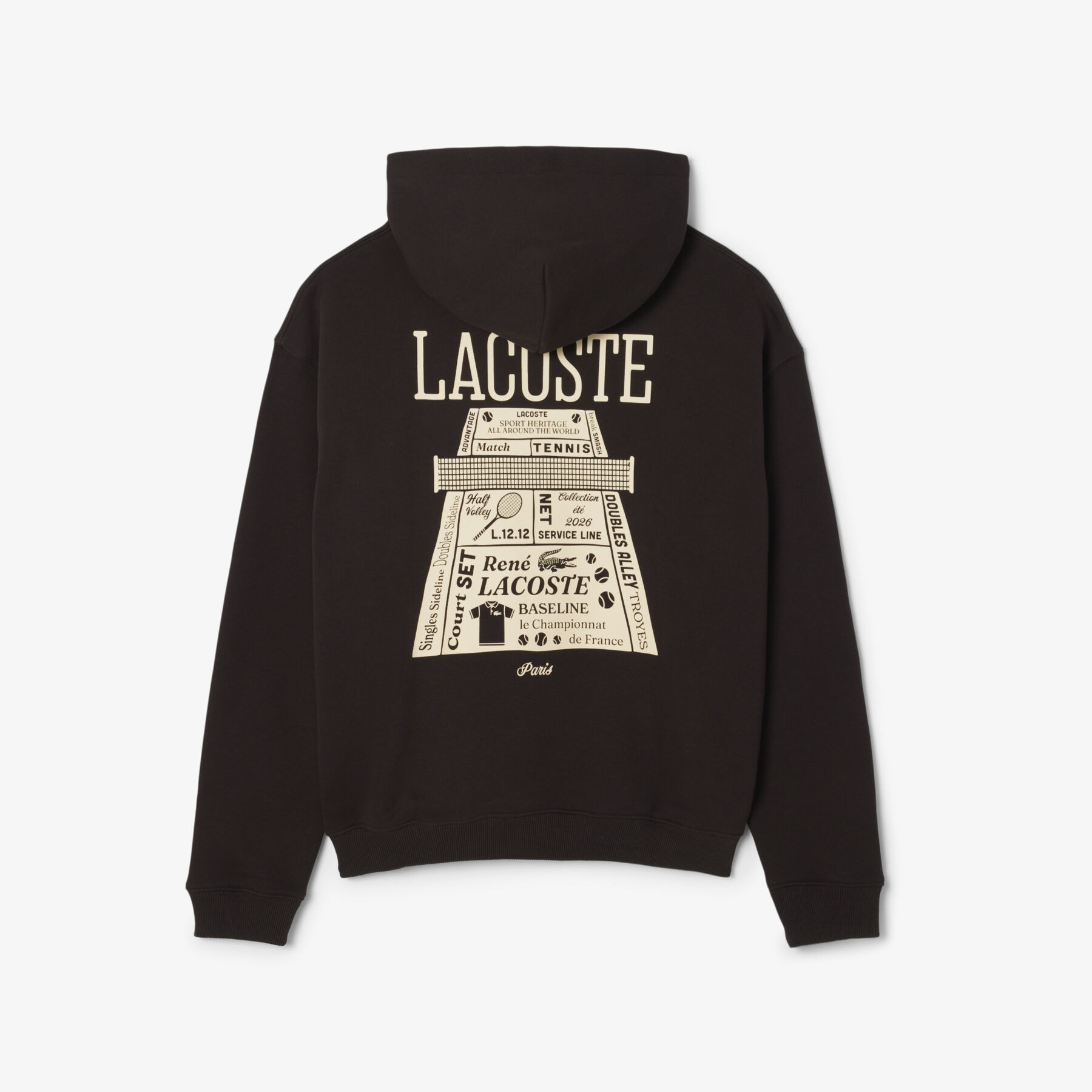 Loose Fit Printed Hoodie lacoste loose fit printed hoodie