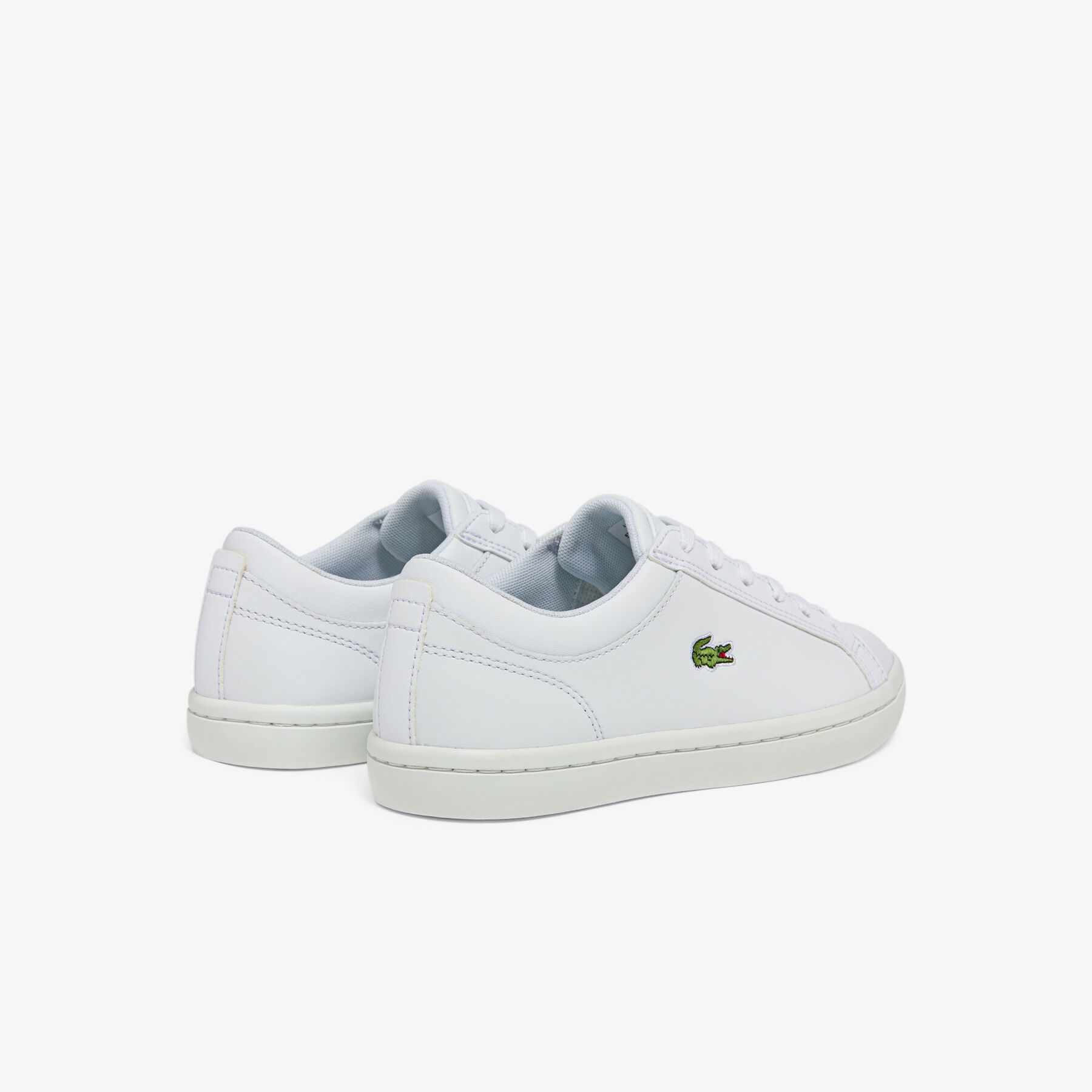 lacoste women s straightset leather trainers