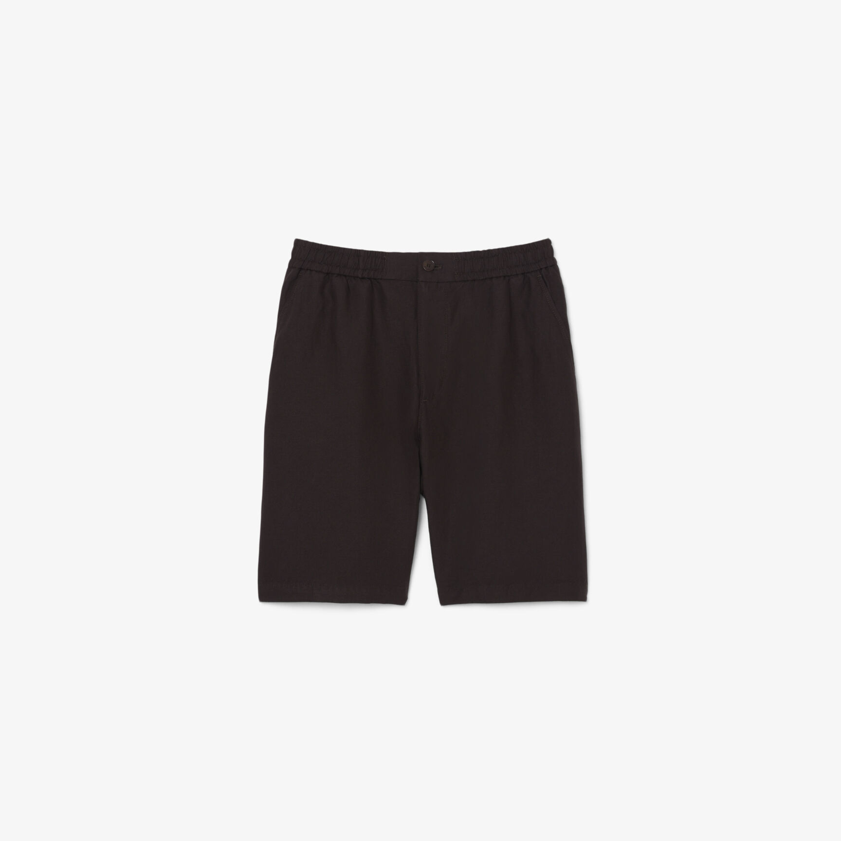 Regular Fit Linen Blend Twill Shorts