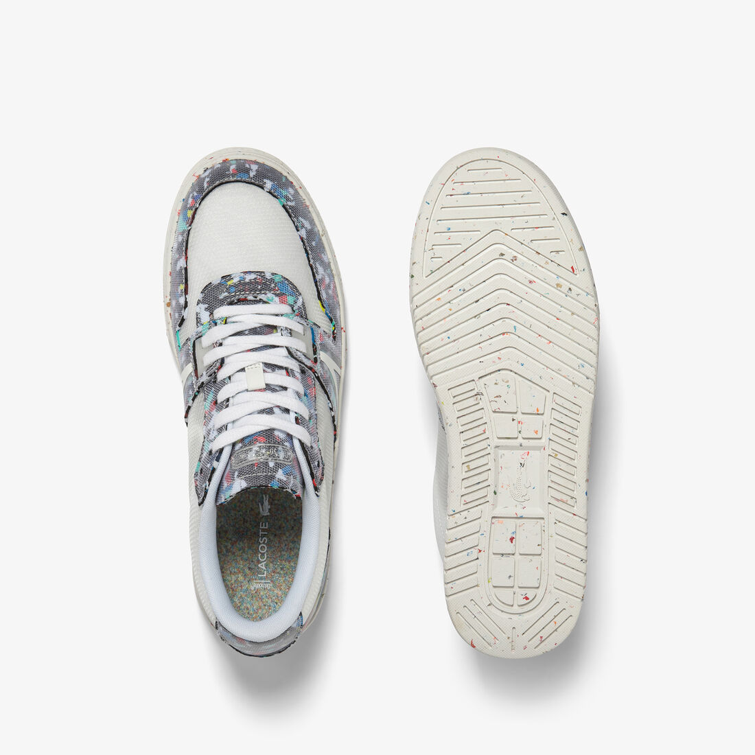 سنيكرز لاكوست L001 جلد صديق للبيئة للرجال سنيكرز لاكوست L001 جلد صديق للبيئة للرجال