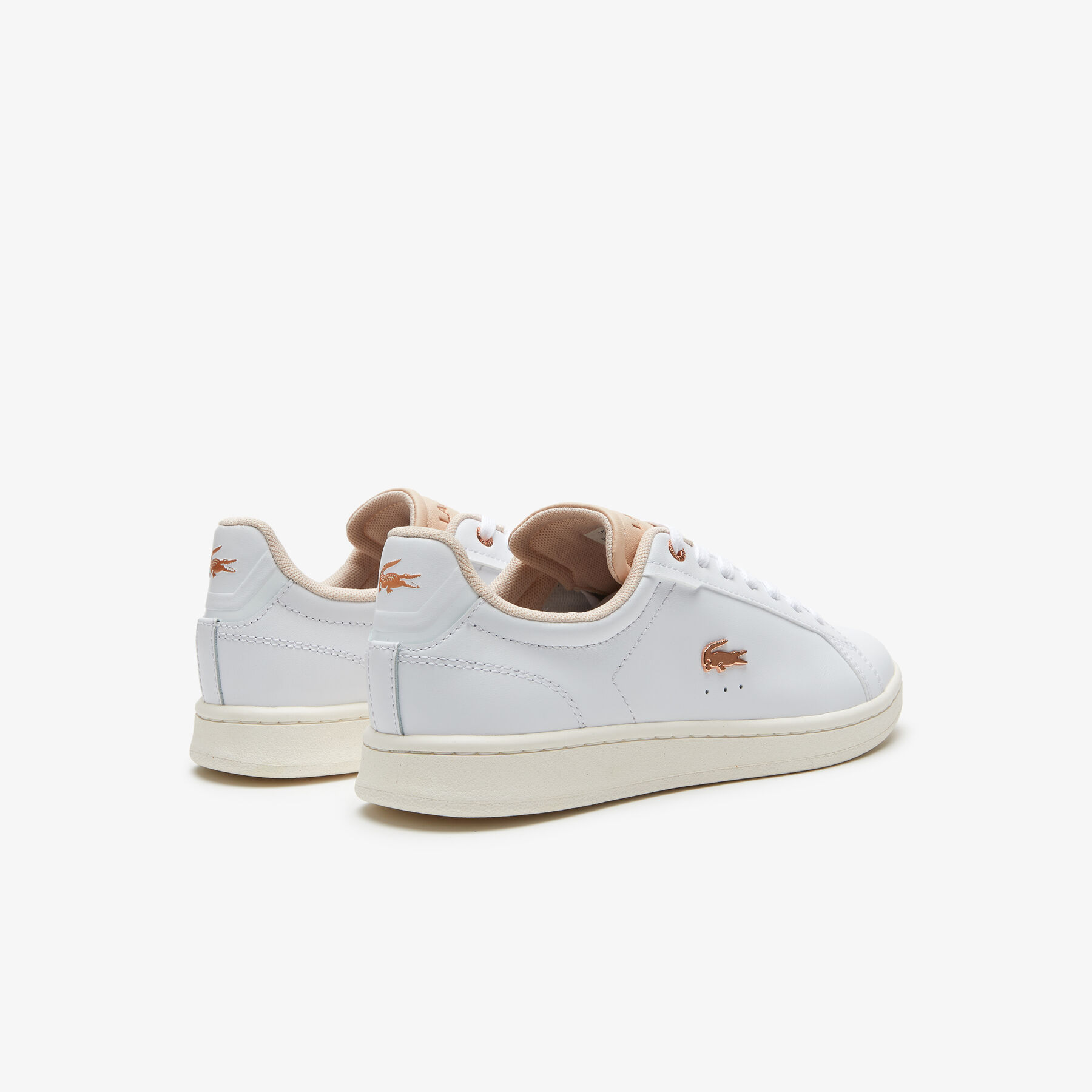 women s lacoste carnaby pro leather trainers