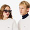 lacoste loose fit heavy fleece sweatshirt