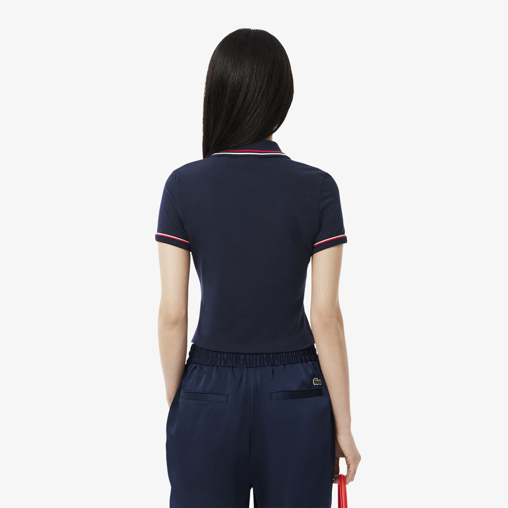 قميص بولو جيرسيه بقصة ضيقة L.12.D