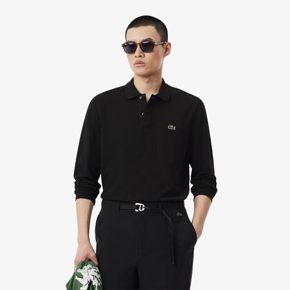 Classic Fit Long Sleeved L.12.12 Polo Shirt