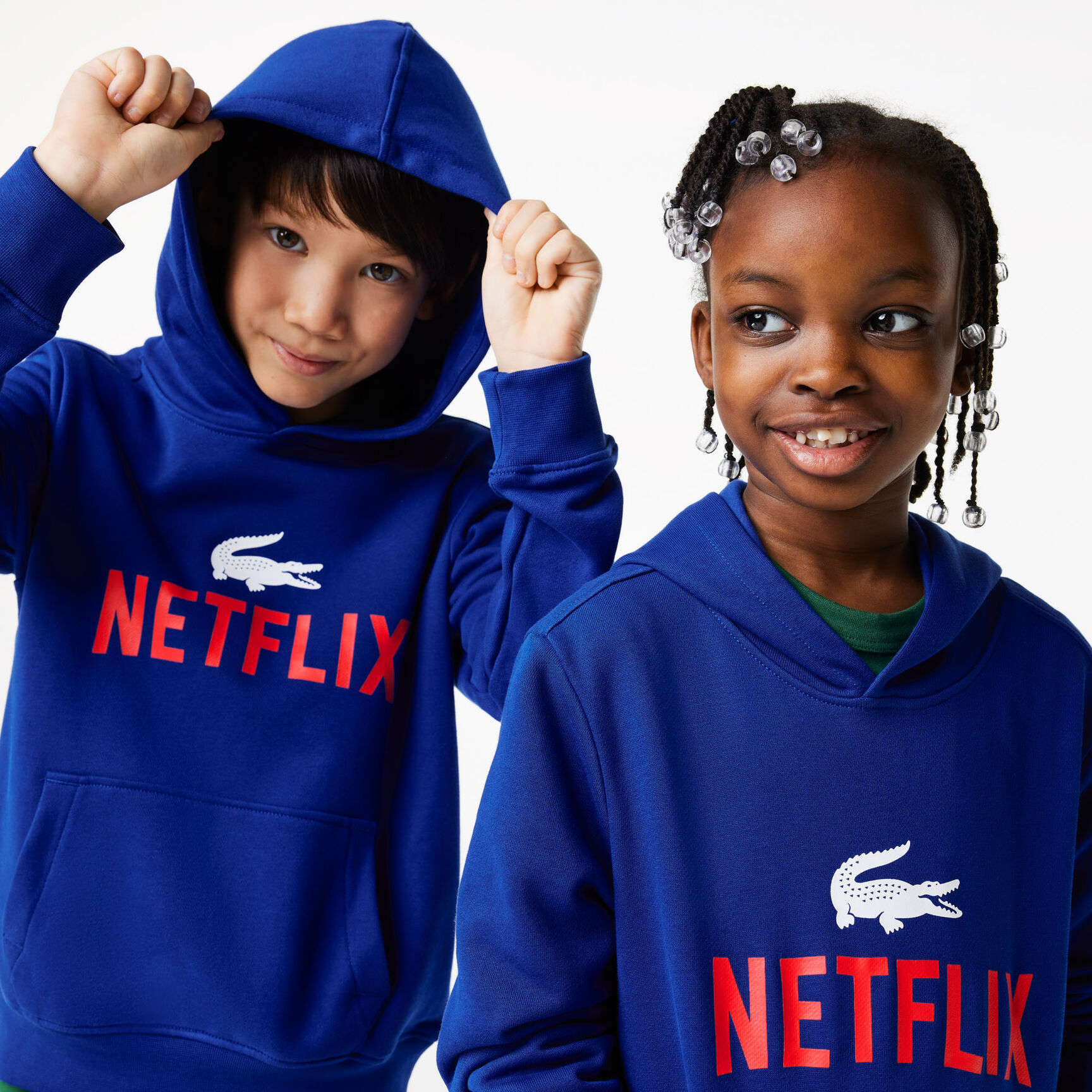 هودي قطن عضوي للأطفال مجموعة Lacoste x Netflix‎‎