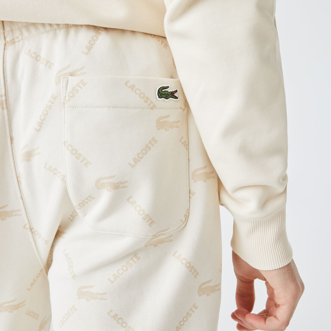 Unisex Lacoste LIVE Print Fleece Tracksuit Pants Unisex Lacoste LIVE Print Fleece Tracksuit Pants