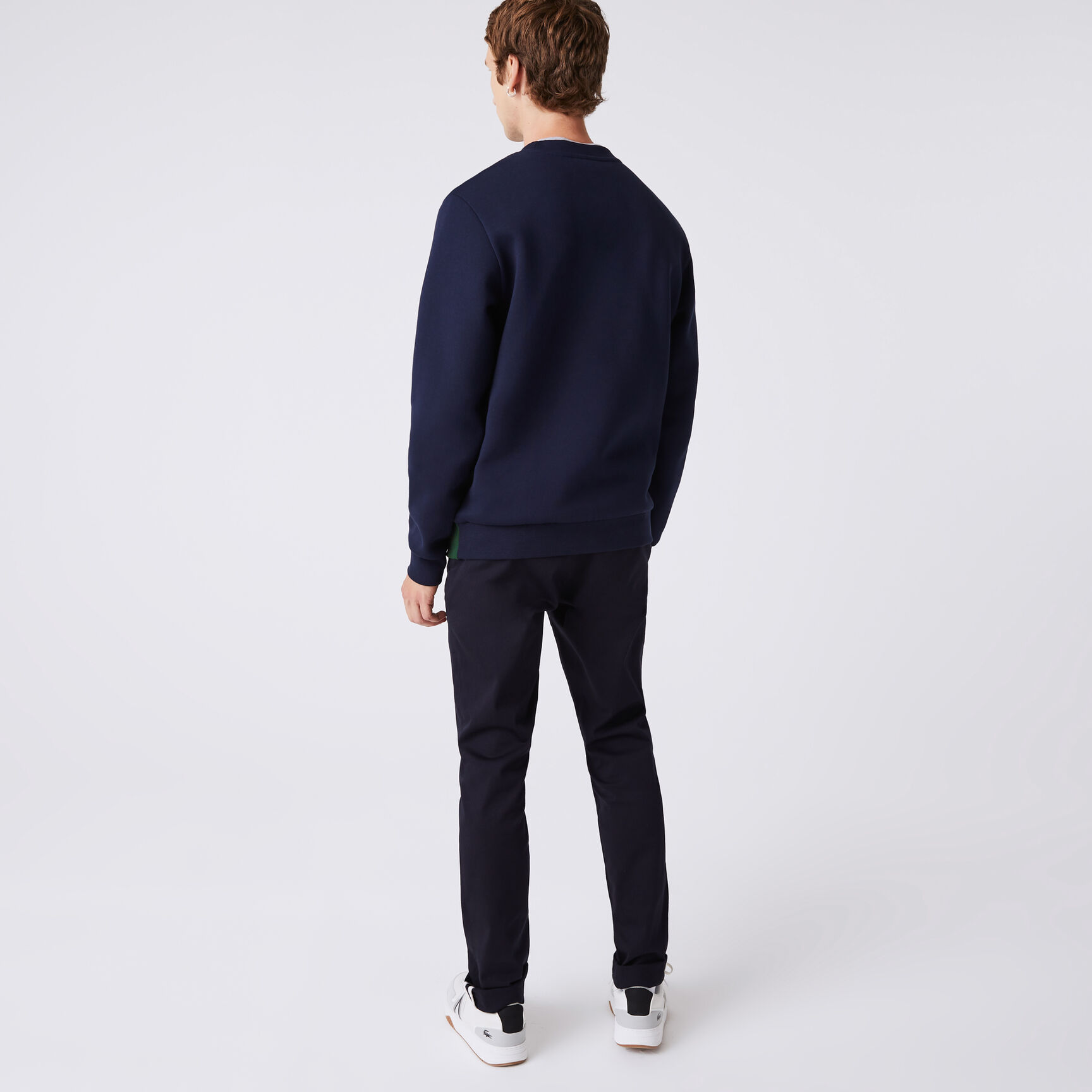 Men’s Lacoste Branded Color-Block Sweatshirt