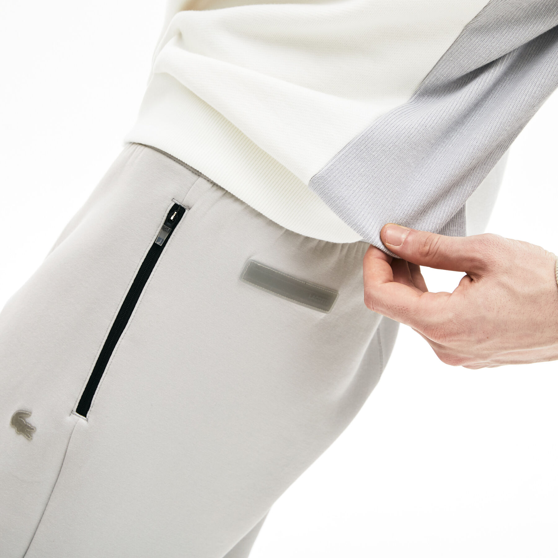 لاكوست سروال قصير برمودا من القطن المرن للرجال من مجموعة lacoste motion