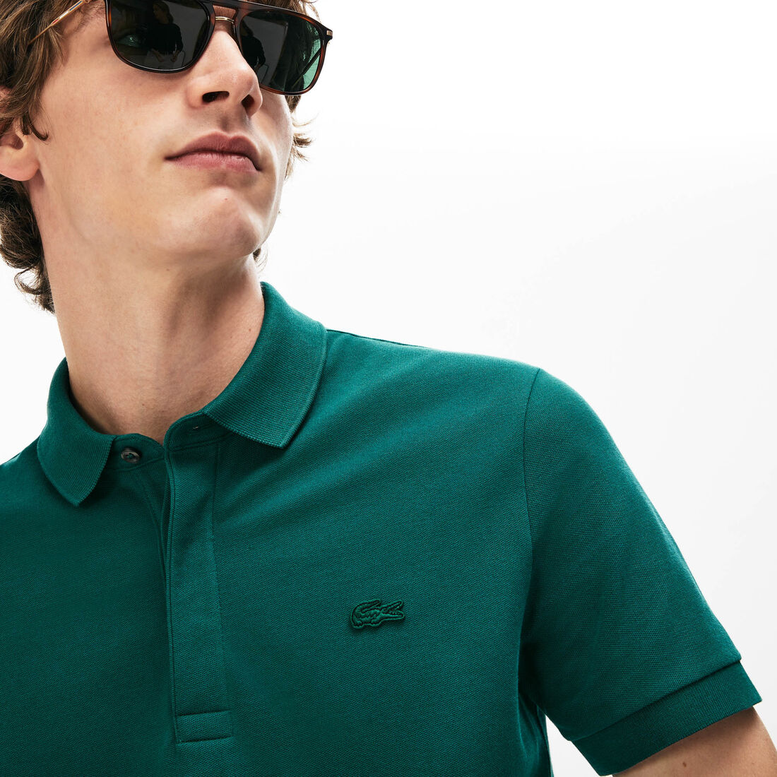 قميص بولو بيكيه باريسي بقصة عادية