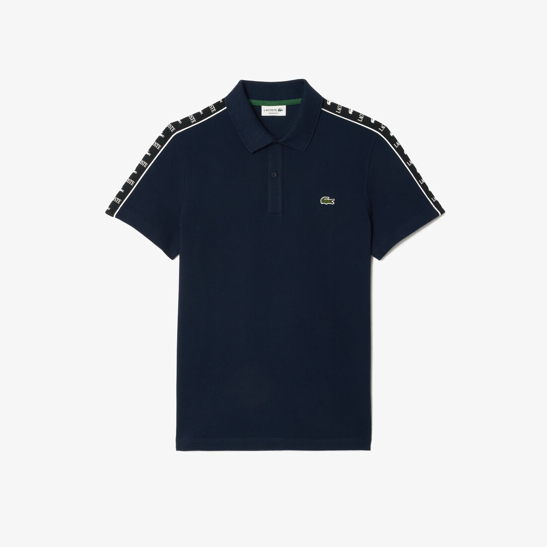 Contrast Stripe Pique Polo Shirt Contrast Stripe Pique Polo Shirt